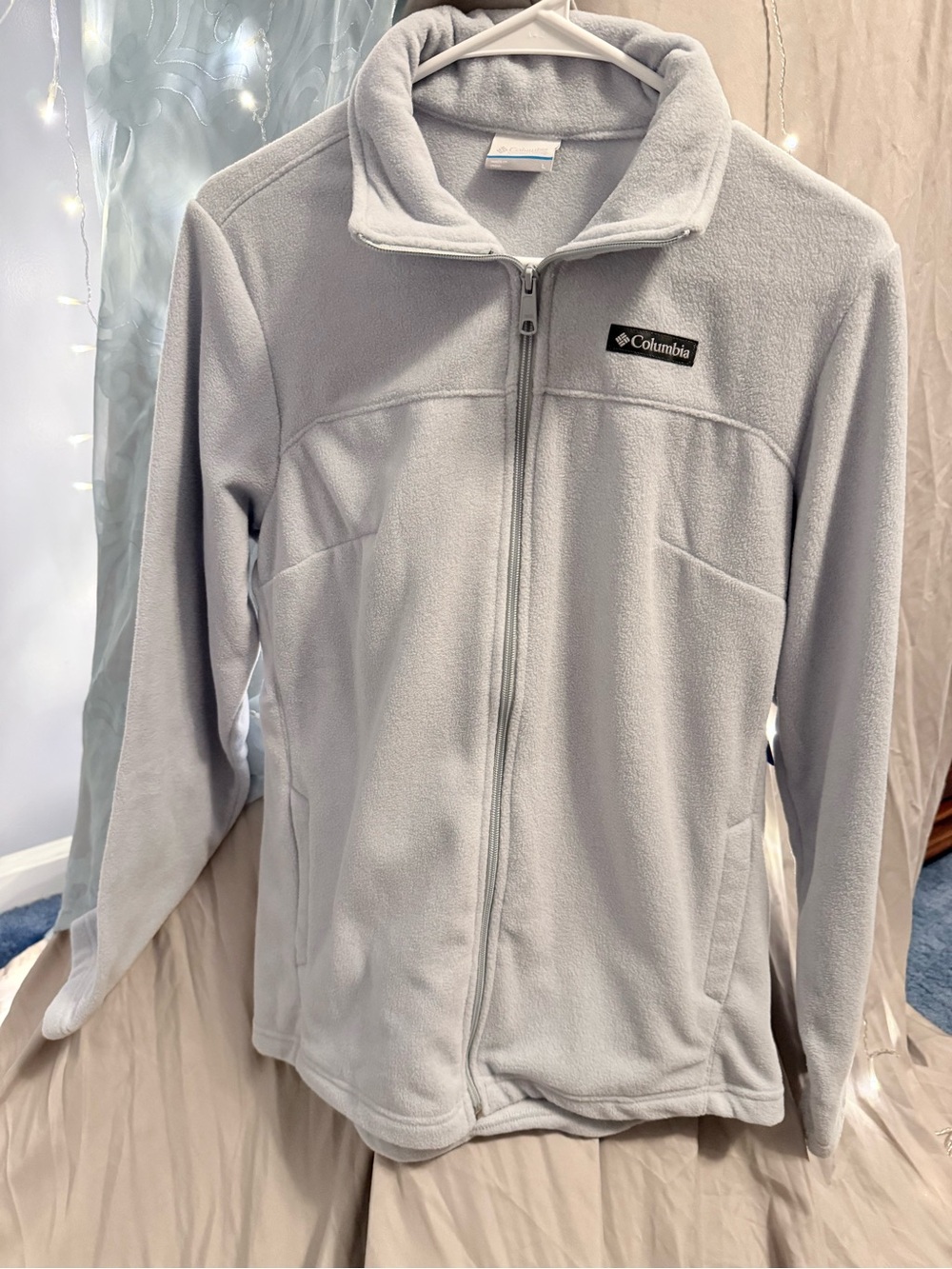 NWT Columbia Cattle Dale Full Zip Fleece Jacket Gray L